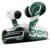 GOBOULT Mustang Torq Wireless in Ear Earbuds with 60H Playtime, App Support, Quad Mic ENC, 45ms Low Latency, 13mm Driver, Breathing LEDs, Made in India Ear Buds Wireless (Green)